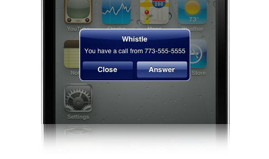 download whistle phone